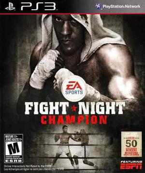 Fight Night Champion Completo Boxeo Ps3 Digital Entrega Ya!