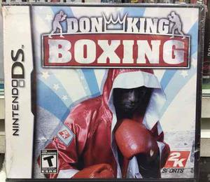 Juego Nintendo Ds Don King Boxing Nuevo Sellado Original