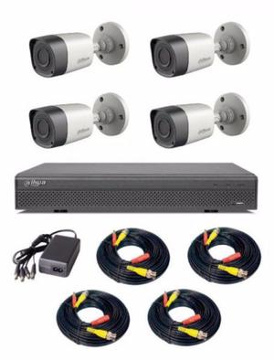 KIT DE 4 CAMARAS DE SEGURIDAD *autoinstalables* DVR ROLLOS