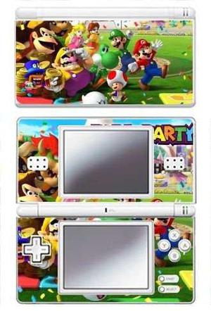 Mario Party Game Skin Para Nintendo Ds Lite Console