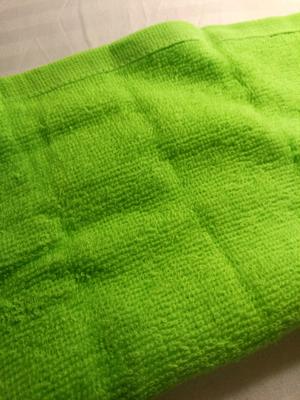 Mini toalla verde