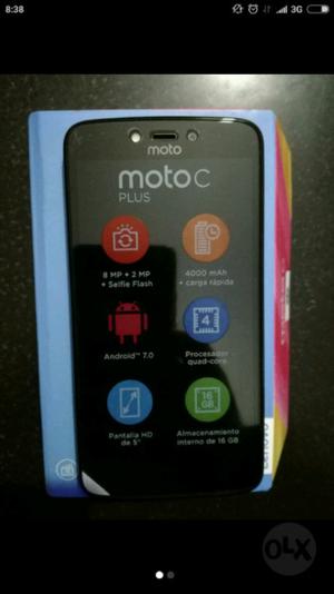 Moto c plus nuevo libre $