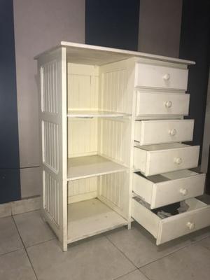 Mueble con cajones algarrobo