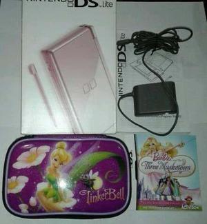 Nintendo Ds Lite + Juegos + Estuche + Cargador