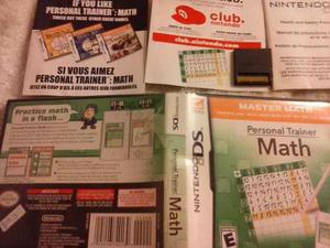 Nintendo Ds Matematicas Personal Trainer