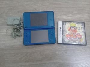 Nintendo Dsi Xl Azul Cargador + Juego