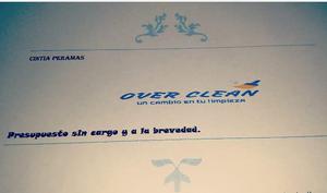 OVER CLEAN, empresa de limpieza