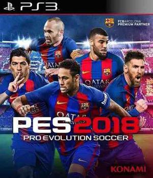 Pes 18 Ps3 Digital | Pro Evolution Soccer 2018 | Tenelo Ya