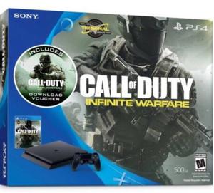 Play station 4 ultra slim con infinite warfare $