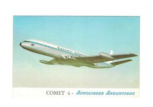 Postal Aerolineas Argentinas Avion Comet 4