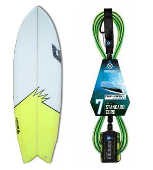 Tabla de Surf Combo Evolutiva o Retrofish con Quillas y Pita