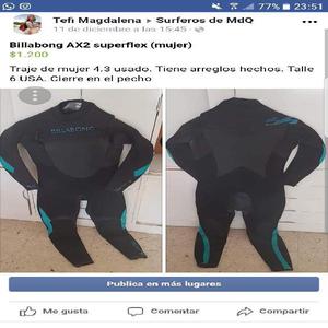 Traje Neoprene Mujer 4.3