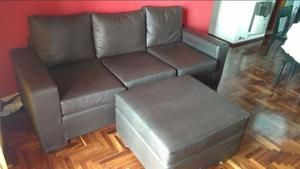 Vendo sillon de 3 cuerpos hermoso + puf