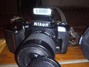 Camara Nikon N6006 Af, Mas Lente Nikon Original De 35/80mm