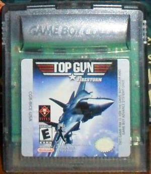 Cartucho Nintendo Game Boy Color Gbc Top Gun Firestorm