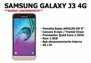 Celulares Libre Samsung Galaxy J3 2016 WHITE ventas por