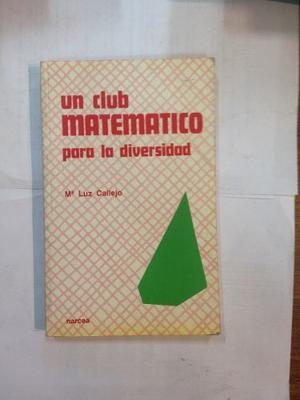 Club Matematico Para La Diversidad Callejo María Luz Narc