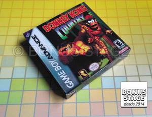 Donkey Kong Country Gameboy Advance Caja Custom