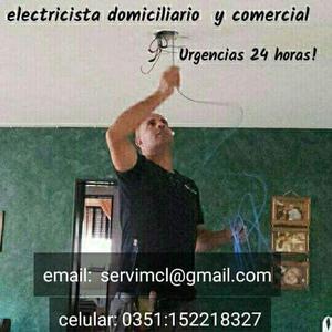 Electricista en cordobá capital.urgencias 24 horas