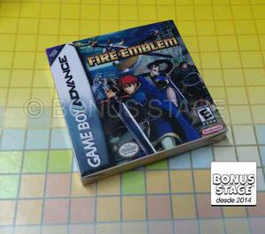 Fire Emblem Nintendo Gameboy Advance Caja Custom