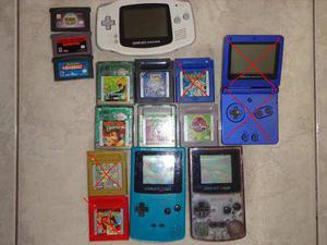 Game Boy Color,game Boy Advance Son 3 Consolas Mas 8 Juegos