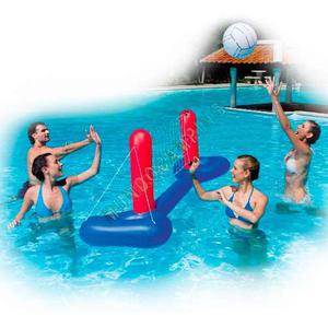 Juego De Voley Inflable Con Pelota Y Red Bestway Para Pileta