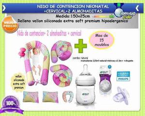 Kit Avent Natural+nido Contencion+cervical+2 Almohaditas