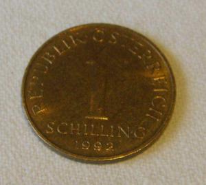 Moneda De Austria - 1992 - 1 (uno) Schilling