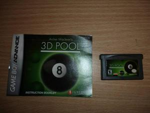 Oferta Gameboy Advance Juego Pool 3d