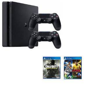 Ps4 Playstation 4 Slim 2 Joys + 2 Jueg 1 Tb Gtia Techcel