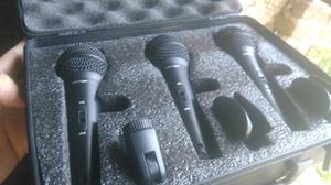 Set de 3 micrófonos Behringer
