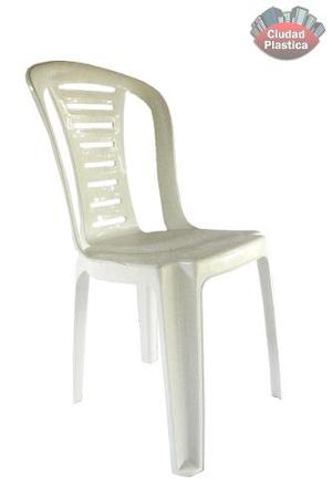 Silla Plastica Reforzada Apilable Reina