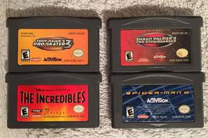 Spiderman 2 Tony Hawk Y Más Lote Juegos Game Boy Advance