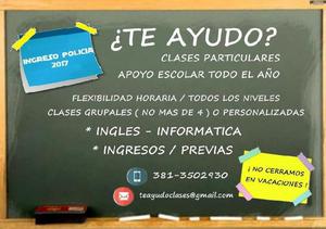 Te Ayudo? Clases Particulares