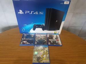 Vendo Ps4 Pro 1 Jostick Y 4 Juegos Fisicos