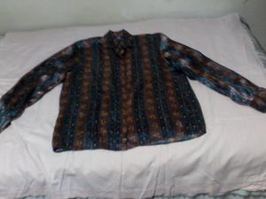 camisa rasada estampada nueva sin uso t M-L