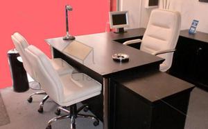 conjunto de escritorio gerencial para oficina - despacho -