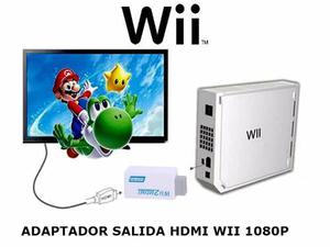 Adaptador Salida Hdmi Nintendo Wii 1080p Hd