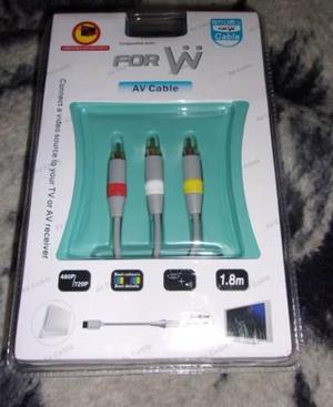 Cable Audio Y Video Nintendo Wii Nuevos