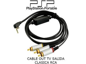 Cable Out Tv Psp Slim Salida Clasica Rca Audio Video