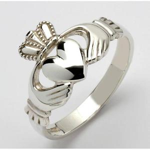 Celtas Claddagh En Plata Simbolo Amor Modelo 96