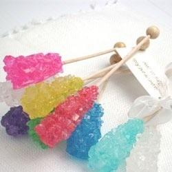 Chupetines Azucar Rock Candy Cristalizada Colores Candy Bar