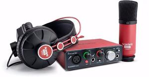 Focusrite Scarlett Solo Studio Kit De Grabación Mic