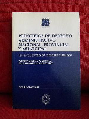 Libro principios de derecho administrativo nacional,
