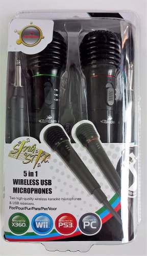 Microfonos Inalambricos Compatibles Con Ps4 Y Pc.