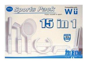 Set Accesorios Deportivos 15 Piezas Para Wii Nuevos En Caja