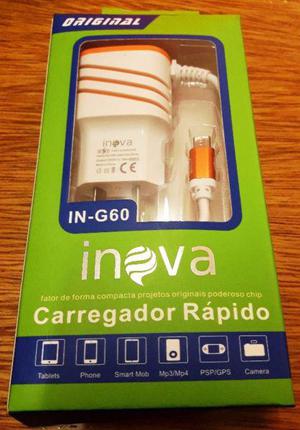 Cargador Original Inova 3.1 Apata Plana Doble Usb Tribunales