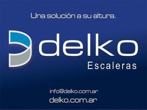 Escaleras de aluminio Delko fabricacion nacional. Servicio