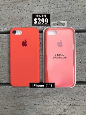 Funda Apple Original Iphone 7 8 Todos Los Colores Retail Box