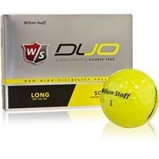 Kaddygolf Pelotas Golf Wilson Duo Blanda Amarillas Caja X 24